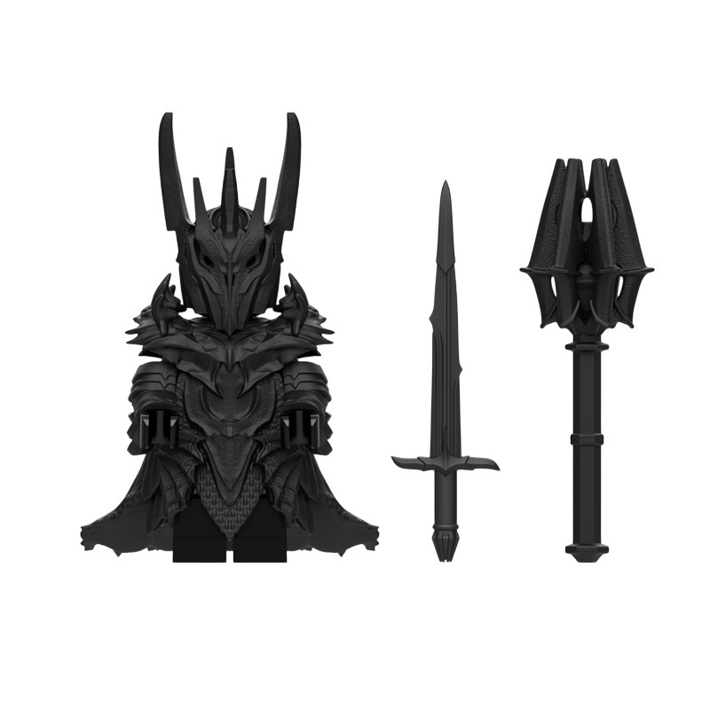 FQ101 FQ102 Medieval Knight Soldier Minifigs The legendary Imprint Guts Weapon War Building Blocks Storm City Toy Kids Gift