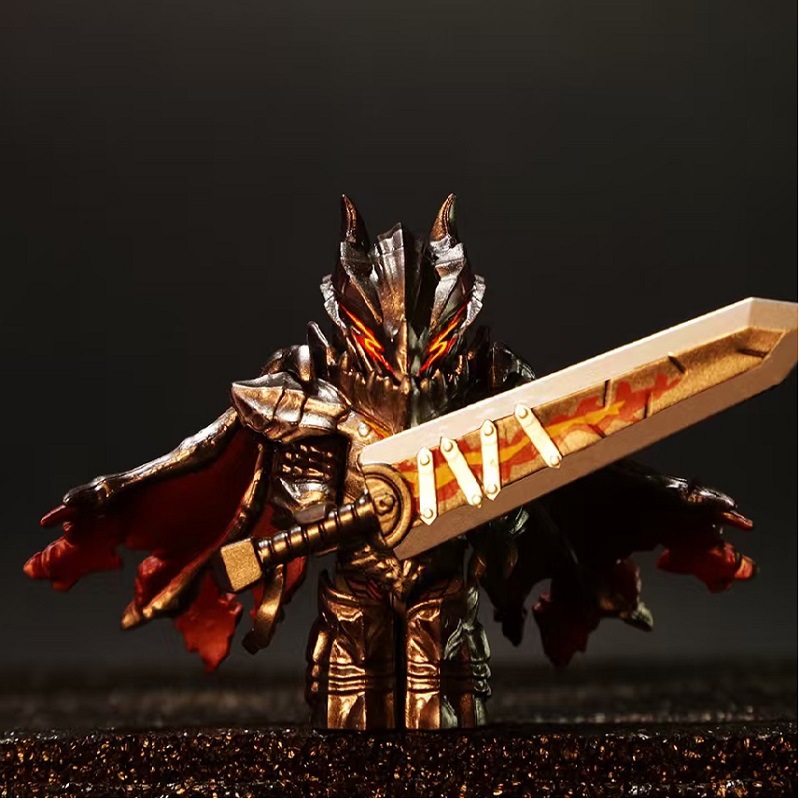 Medieval Lich King Minifigure Building Toy Brick Compatible