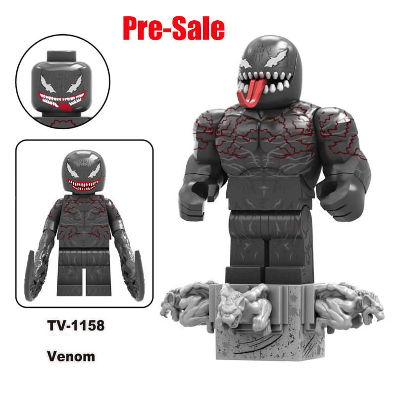 AF321-326 Marvel Series Venom Action Figure DC Comics Collection Model Carnage Minifigs Building Blocks Children Toys Gifts Boys