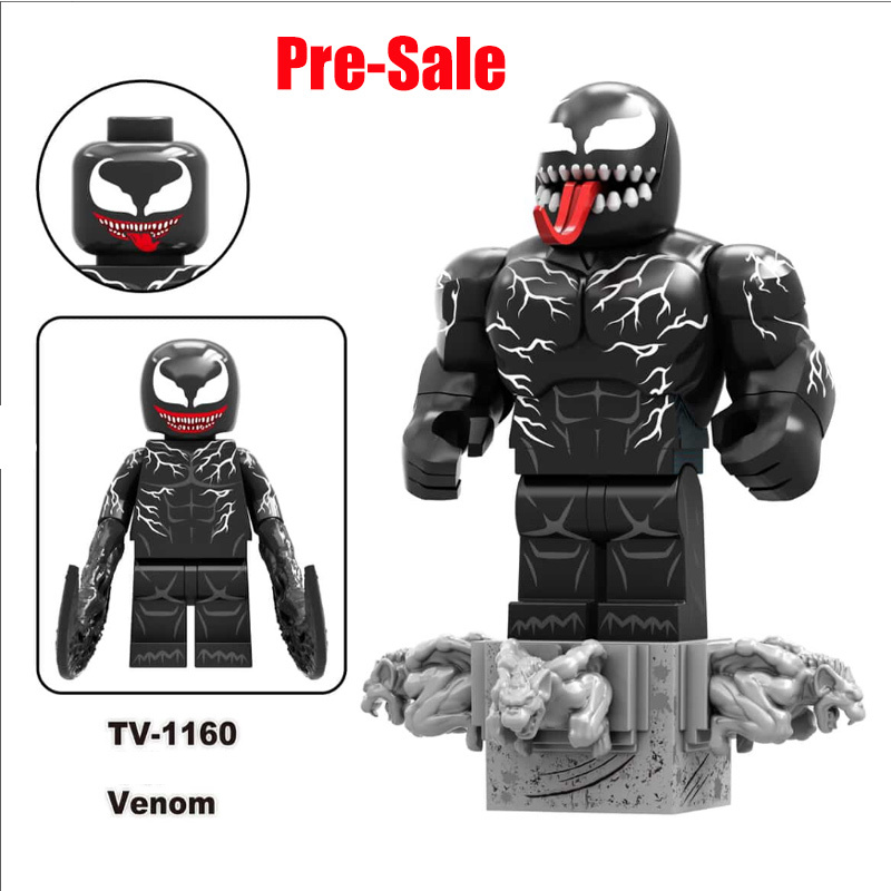 AF321-326 Marvel Series Venom Action Figure DC Comics Collection Model Carnage Minifigs Building Blocks Children Toys Gifts Boys