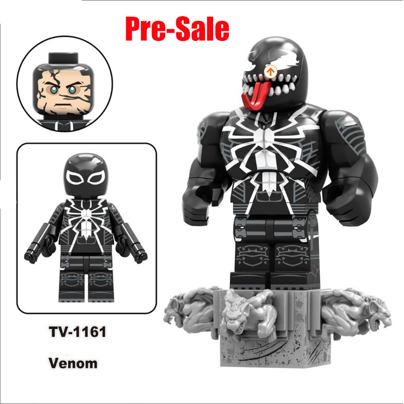 AF321-326 Marvel Series Venom Action Figure DC Comics Collection Model Carnage Minifigs Building Blocks Children Toys Gifts Boys