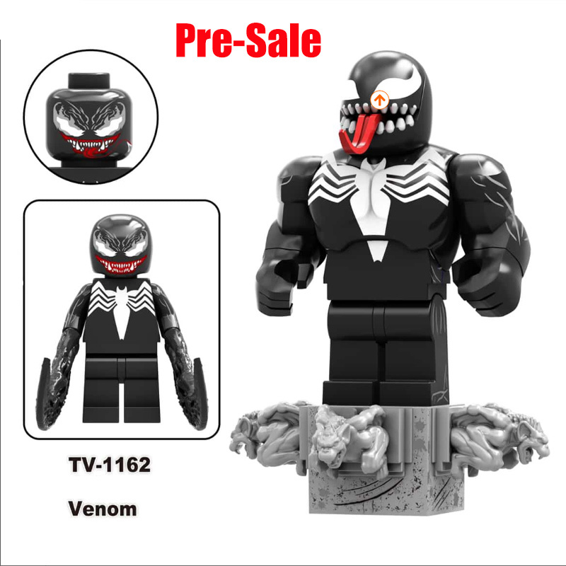 AF321-326 Marvel Series Venom Action Figure DC Comics Collection Model Carnage Minifigs Building Blocks Children Toys Gifts Boys