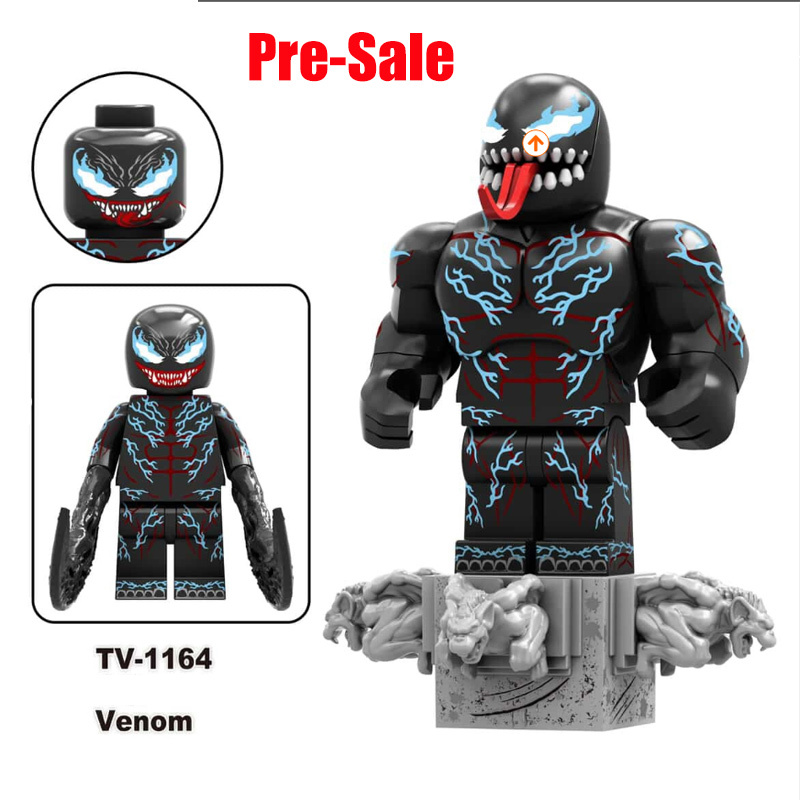 AF321-326 Marvel Series Venom Action Figure DC Comics Collection Model Carnage Minifigs Building Blocks Children Toys Gifts Boys