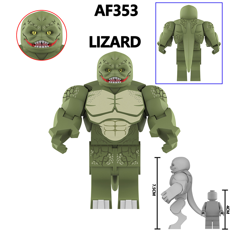AF342-355  America Disney Marvel superhero series Rhino Zombie Hulk DC Comics Minifigurs Building Blocks Avengers Thanos Action Iron Models Toys Gift