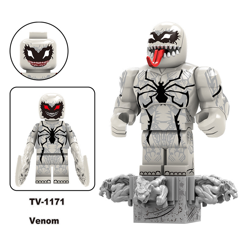 TV6220 Marvel Series Venom Action Figure DC Comics Collection Model Carnage Minifigs Building Blocks Children Toys Gifts Boys