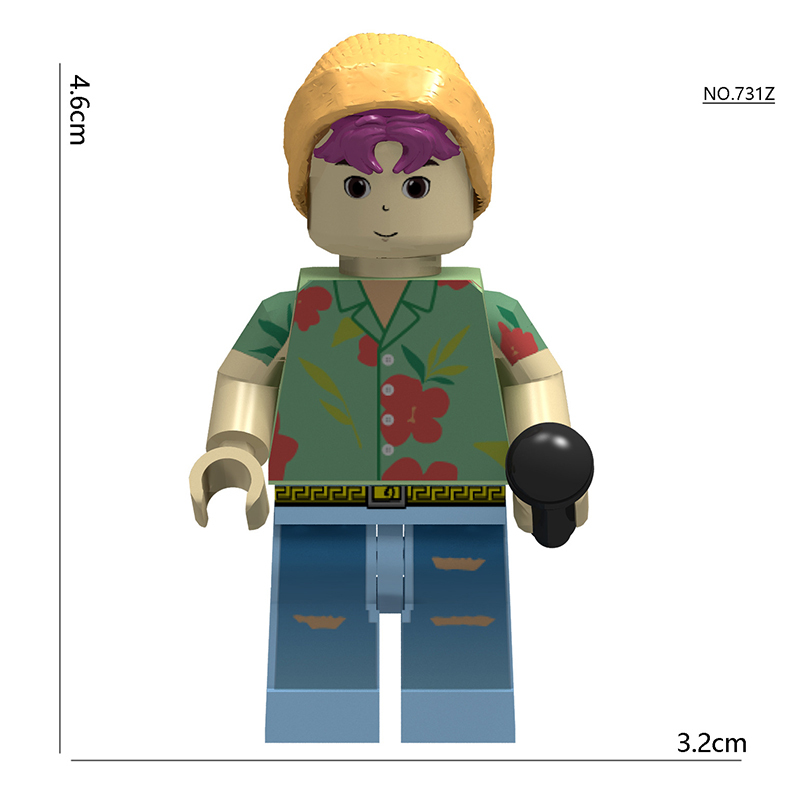 911-4  Cartoon Butters KPop Demon Hunters Minifigs Building Blocks SAJA Action Figures Children Gifts Birthday Toys