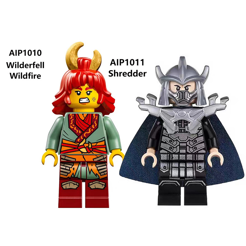 A151-158 Phantom Ninja Game Series Weapon Minifigs Building Blocks Accessories Shield Sword Lloyd Nya Smith Compatible Toys Boys