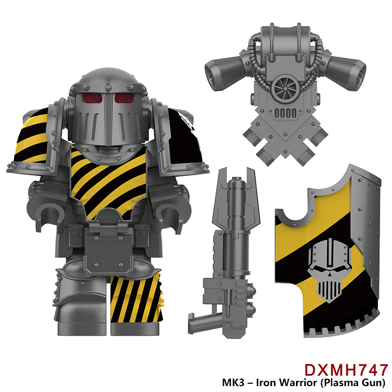 DXMH741-744 Game MK3- Empire Fist Veteran Minifigs Motorcycle Building Blocks Armour Compatible Toys Gift