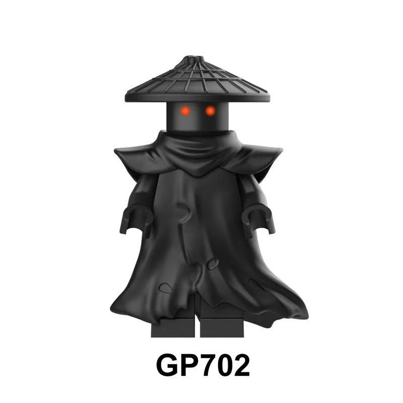 701-705 Phantom Ninja Game Series Minifigs Building Blocks Forbidden five  Accessories Shield Sword Compatible Toys Boys