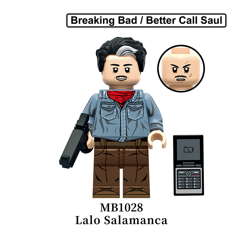 MB1028 MB1029 American Movie Breaking Bad  Better Call Saul Minifigs Building Blocks Lalo Salamanca Figures Model Children Toys Boys