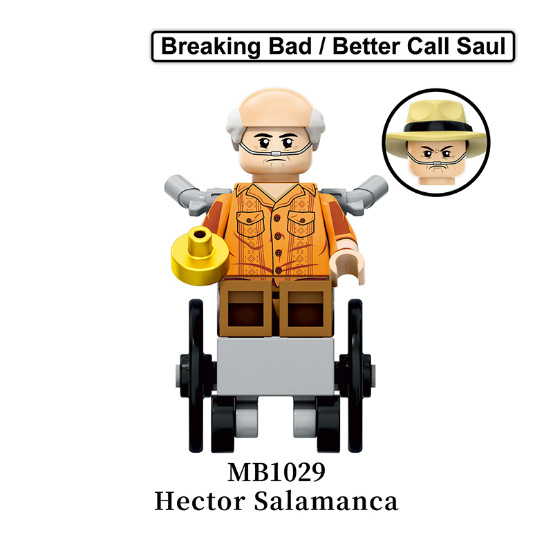 MB1028 MB1029 American Movie Breaking Bad  Better Call Saul Minifigs Building Blocks Lalo Salamanca Figures Model Children Toys Boys