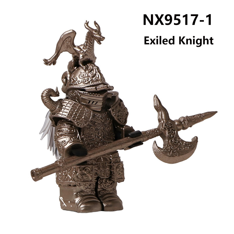 GK111 Medieval Knight Soldier Minifigs Sauron Weapon War Building Blocks The Lord of the Rings Action Figures City Toy Kids Gifts