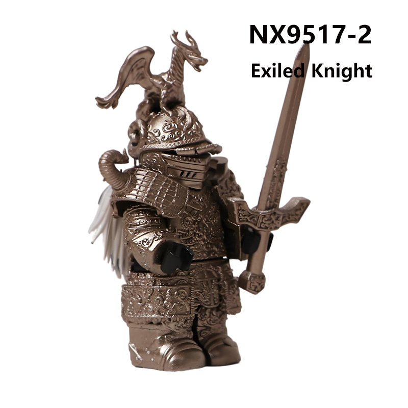 GK111 Medieval Knight Soldier Minifigs Sauron Weapon War Building Blocks The Lord of the Rings Action Figures City Toy Kids Gifts