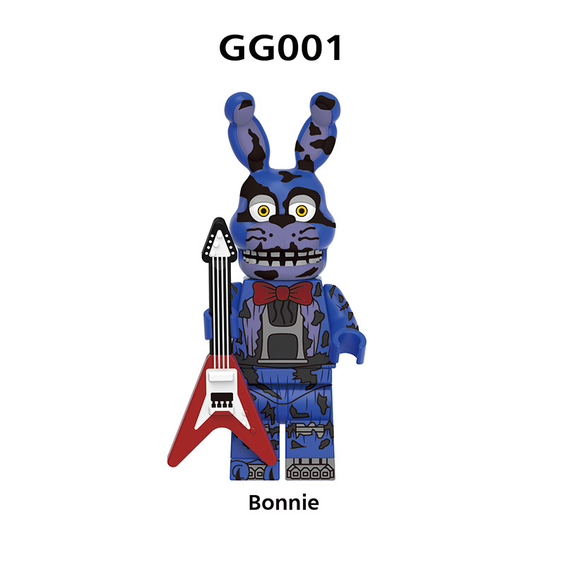 WM6171 Game Nightmare Freddy Phantom Foxy Action Figures Building Blocks Springtrap Minifigs Collection Children Birthday Gifts Toys