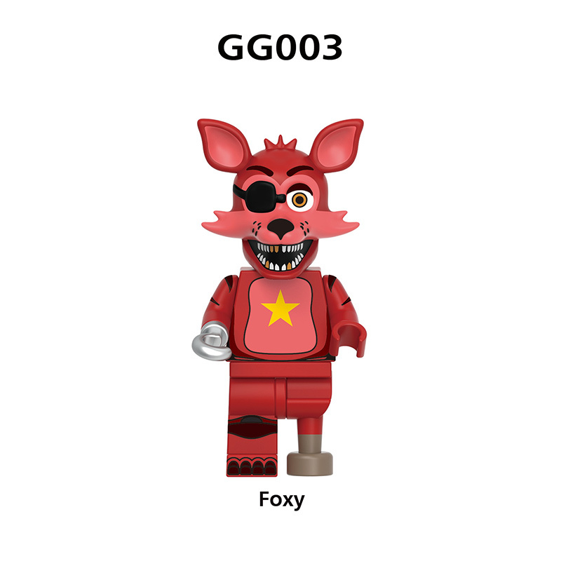 WM6171 Game Nightmare Freddy Phantom Foxy Action Figures Building Blocks Springtrap Minifigs Collection Children Birthday Gifts Toys