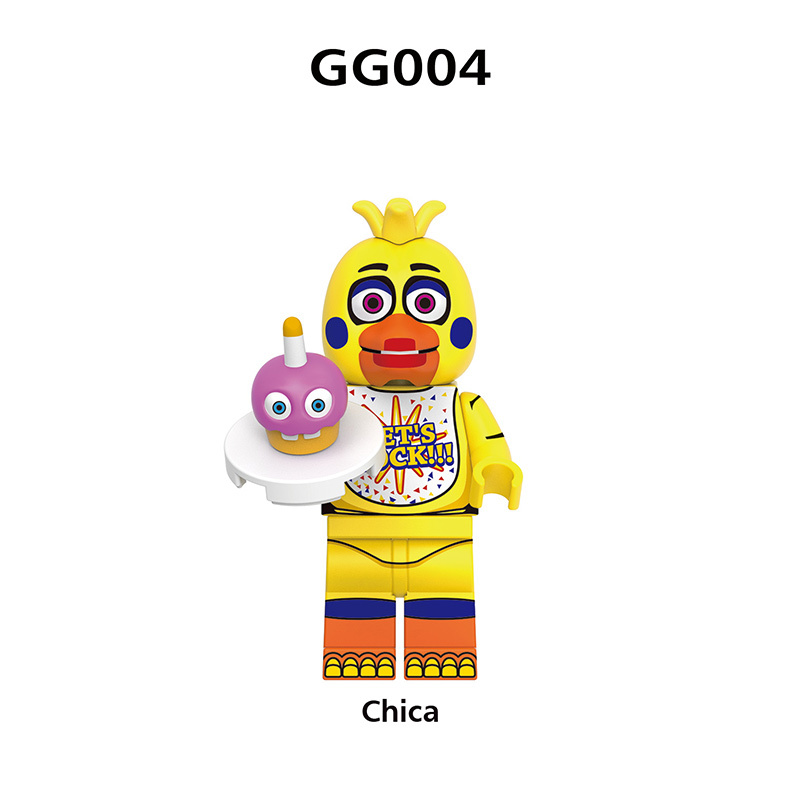 WM6171 Game Nightmare Freddy Phantom Foxy Action Figures Building Blocks Springtrap Minifigs Collection Children Birthday Gifts Toys