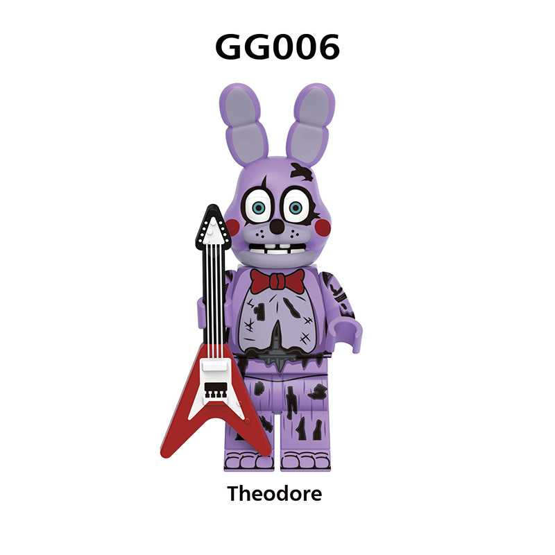 WM6171 Game Nightmare Freddy Phantom Foxy Action Figures Building Blocks Springtrap Minifigs Collection Children Birthday Gifts Toys