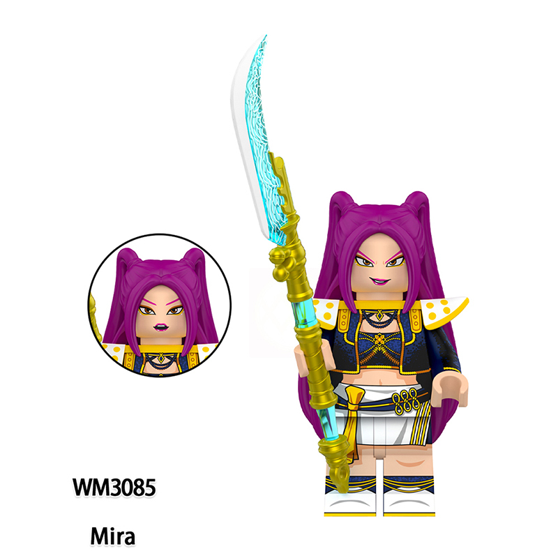 WM6229 Cartoon Butters Kpop Demon Hunters Minifigs Building Blocks Rumi Zoey Mira Action Figures Children Gifts Birthday Toys