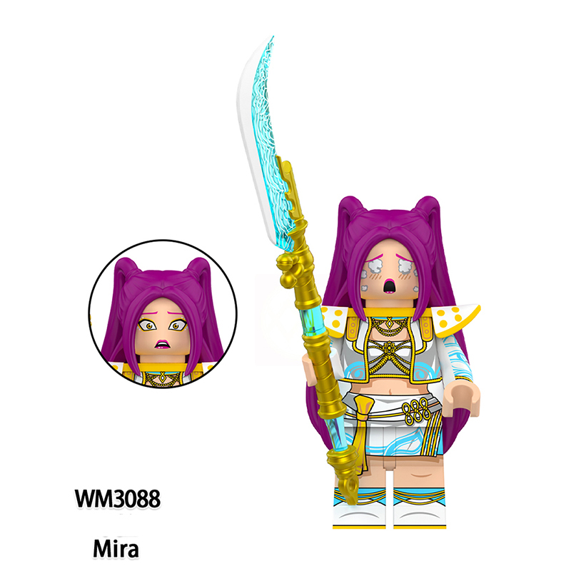 WM6229 Cartoon Butters Kpop Demon Hunters Minifigs Building Blocks Rumi Zoey Mira Action Figures Children Gifts Birthday Toys