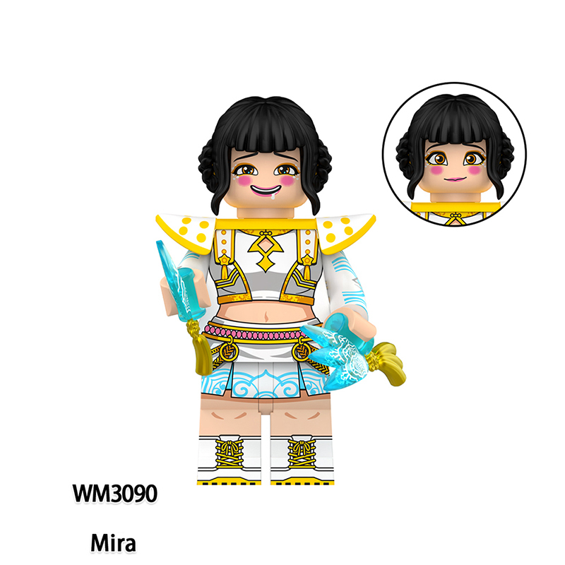 WM6229 Cartoon Butters Kpop Demon Hunters Minifigs Building Blocks Rumi Zoey Mira Action Figures Children Gifts Birthday Toys