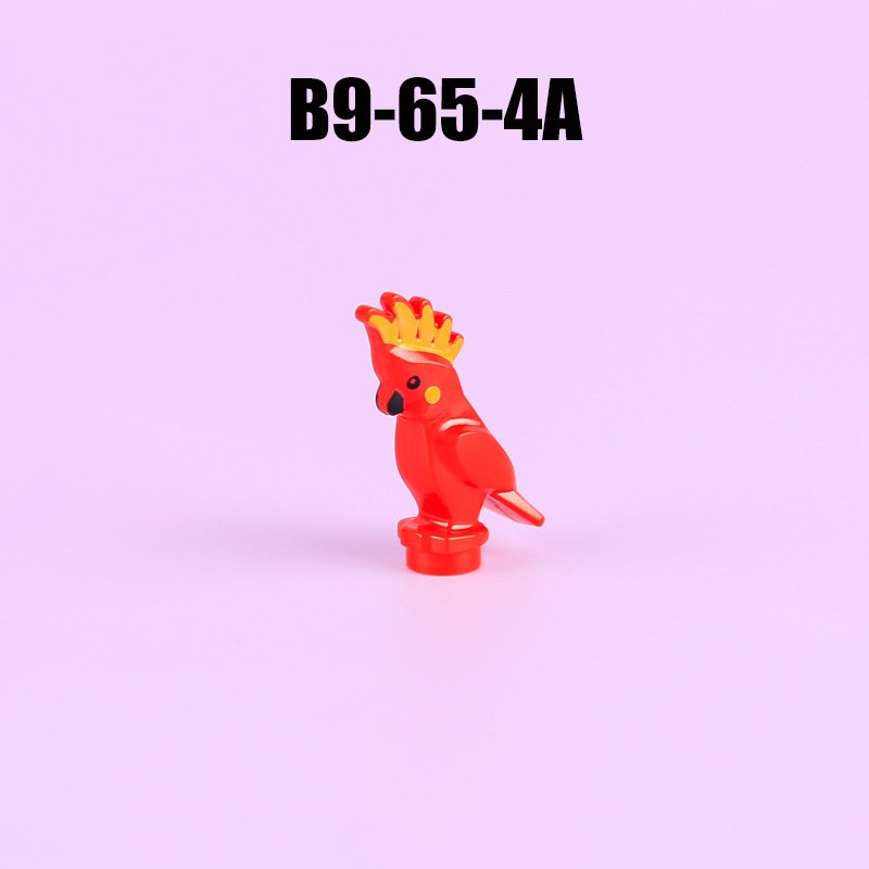 MOC City Animal Series Minifigures Flamingo Building Blocks DIY Farm Zoo Owl Accessories Bricks Modle Toys For Children Compatible