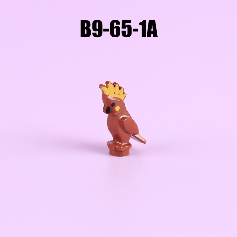 MOC City Animal Series Minifigures Flamingo Building Blocks DIY Farm Zoo Owl Accessories Bricks Modle Toys For Children Compatible