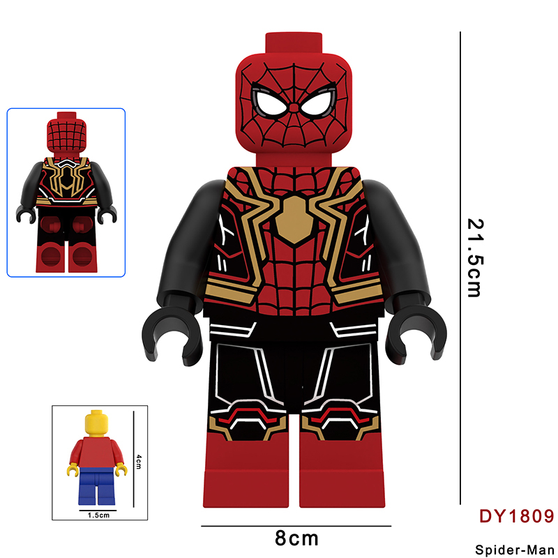 KT1023 Marvel Super Heroes Series Minifigures Spider-Man Building Blocks MOC Captain Pig Figures Bricks Model Toys Gifts For Kids