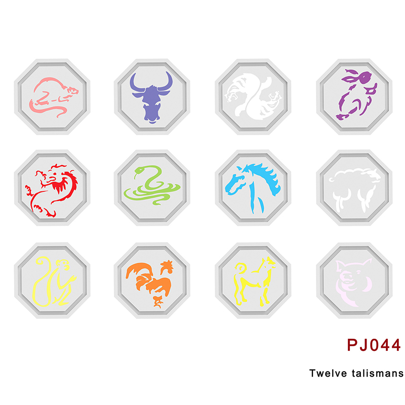 Jackie Chan Cartoon The Twelve Talismans Printed Piese Bricks