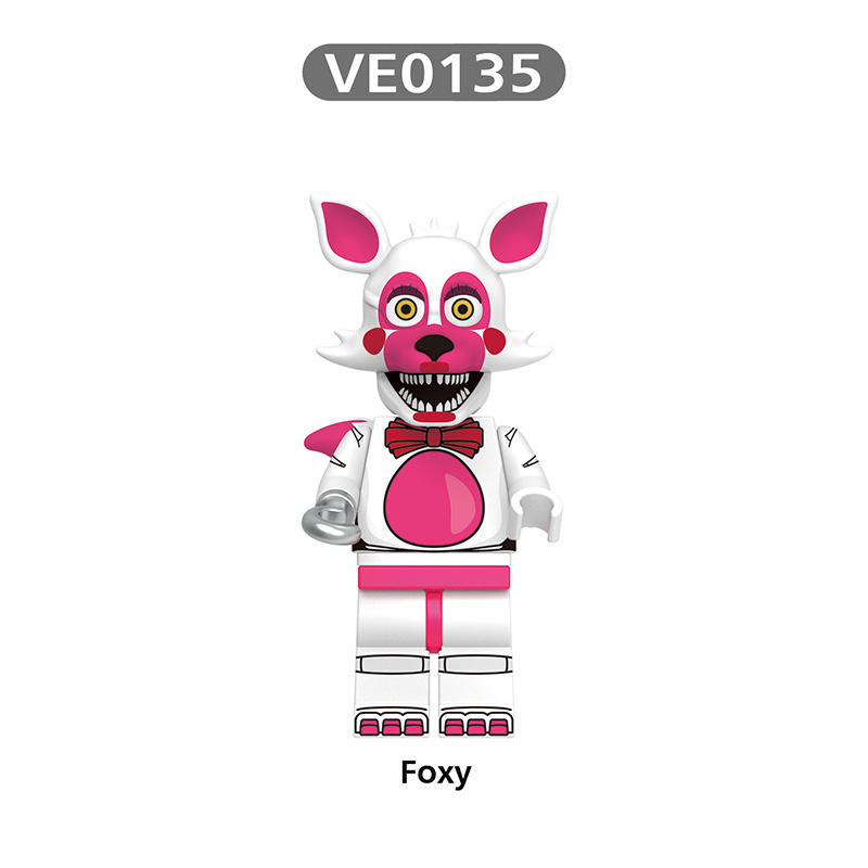 WM6170 Game Nightmare Freddy Phantom Foxy Action Figures Building Blocks Springtrap Minifigs Collection Children Birthday Gifts Toys