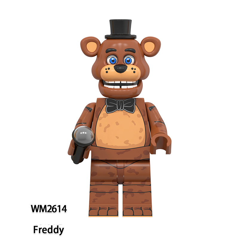 WM6171 Game Nightmare Freddy Phantom Foxy Action Figures Building Blocks Springtrap Minifigs Collection Children Birthday Gifts Toys