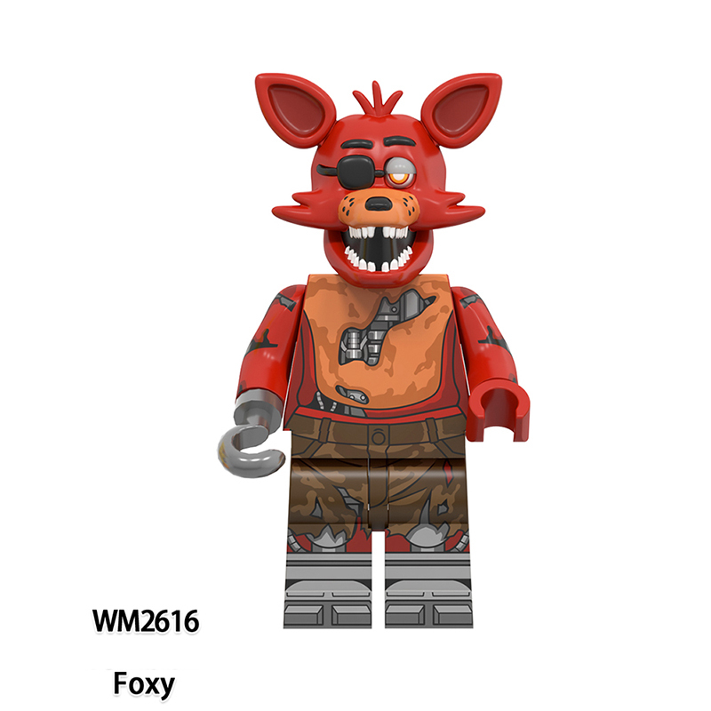 WM6171 Game Nightmare Freddy Phantom Foxy Action Figures Building Blocks Springtrap Minifigs Collection Children Birthday Gifts Toys