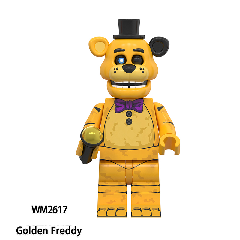 WM6171 Game Nightmare Freddy Phantom Foxy Action Figures Building Blocks Springtrap Minifigs Collection Children Birthday Gifts Toys