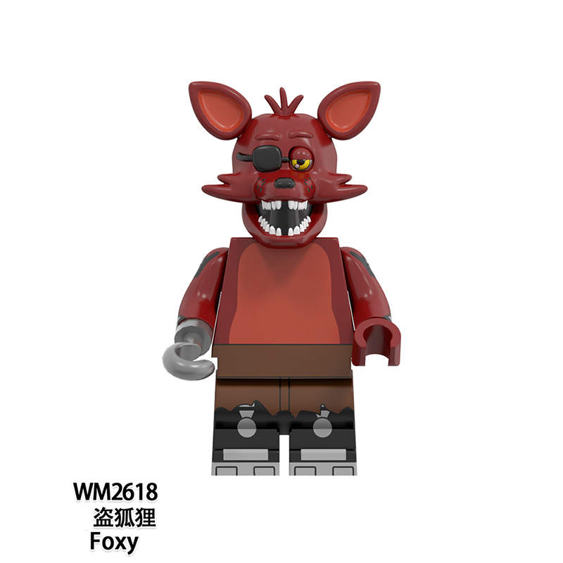 WM6171 Game Nightmare Freddy Phantom Foxy Action Figures Building Blocks Springtrap Minifigs Collection Children Birthday Gifts Toys
