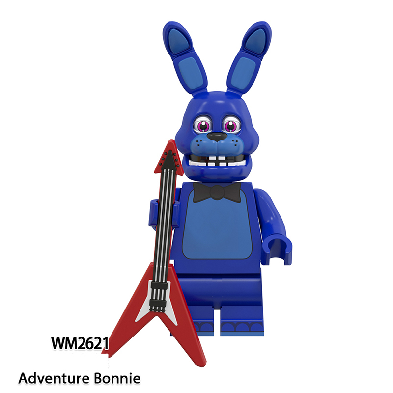 WM6171 Game Nightmare Freddy Phantom Foxy Action Figures Building Blocks Springtrap Minifigs Collection Children Birthday Gifts Toys
