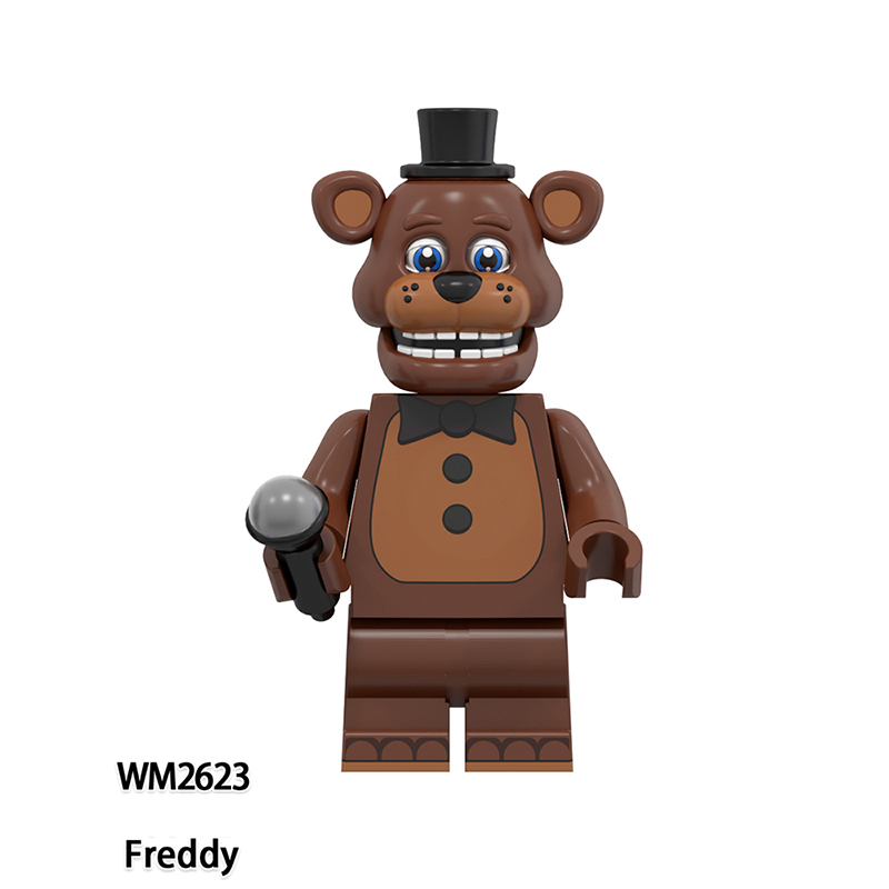 WM6171 Game Nightmare Freddy Phantom Foxy Action Figures Building Blocks Springtrap Minifigs Collection Children Birthday Gifts Toys