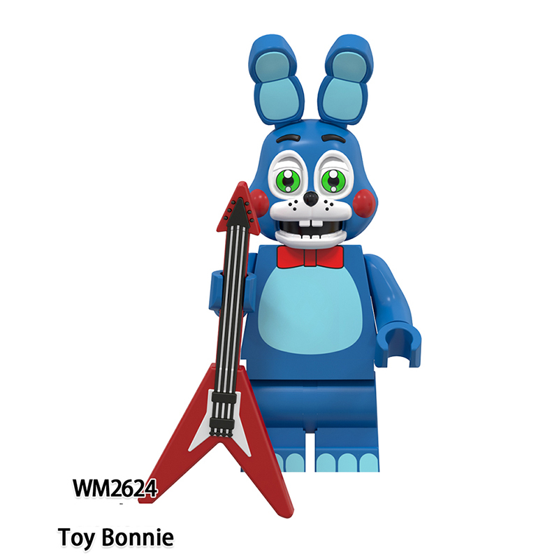 WM6171 Game Nightmare Freddy Phantom Foxy Action Figures Building Blocks Springtrap Minifigs Collection Children Birthday Gifts Toys