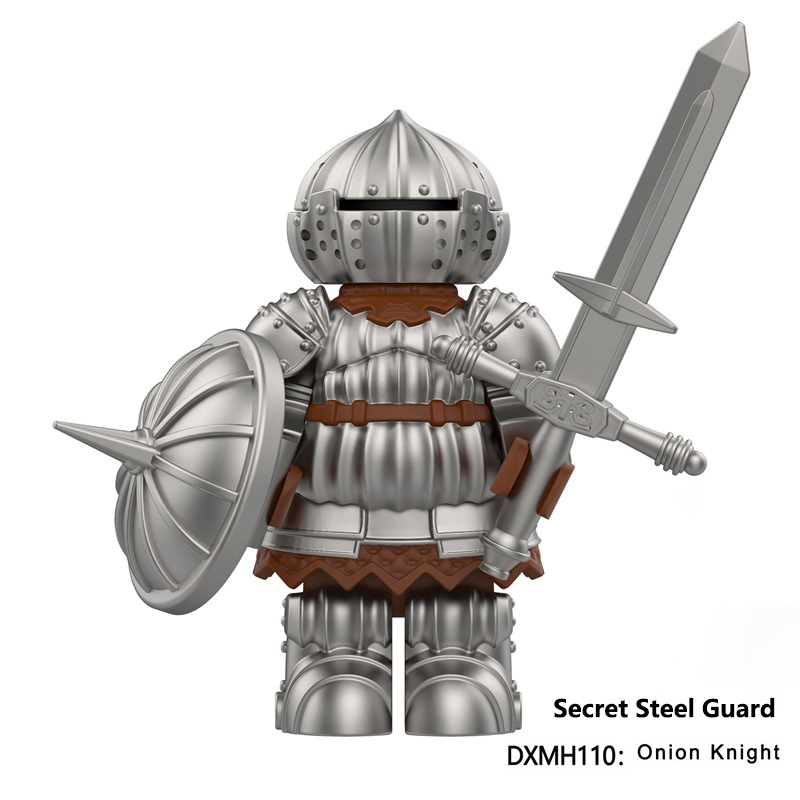 DMXH110 DMXH111 Onion Knight Soldier Minifigs Dark Souls Weapon