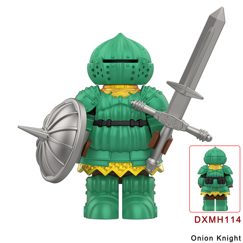 DMXH110 DMXH111 Onion Knight Soldier Minifigs Dark Souls Weapon