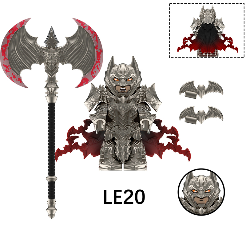 W1348-1350 Marvel DC Series Superheroes Batman Action Figures Building Blocks Hellbat Weapon Accessories Children Toys Boys Gift