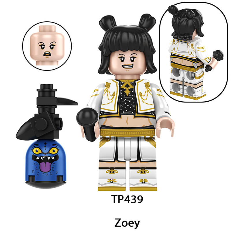 Witch Hunter Minifigure Collection Minifigs Pink Action Figures Bricks