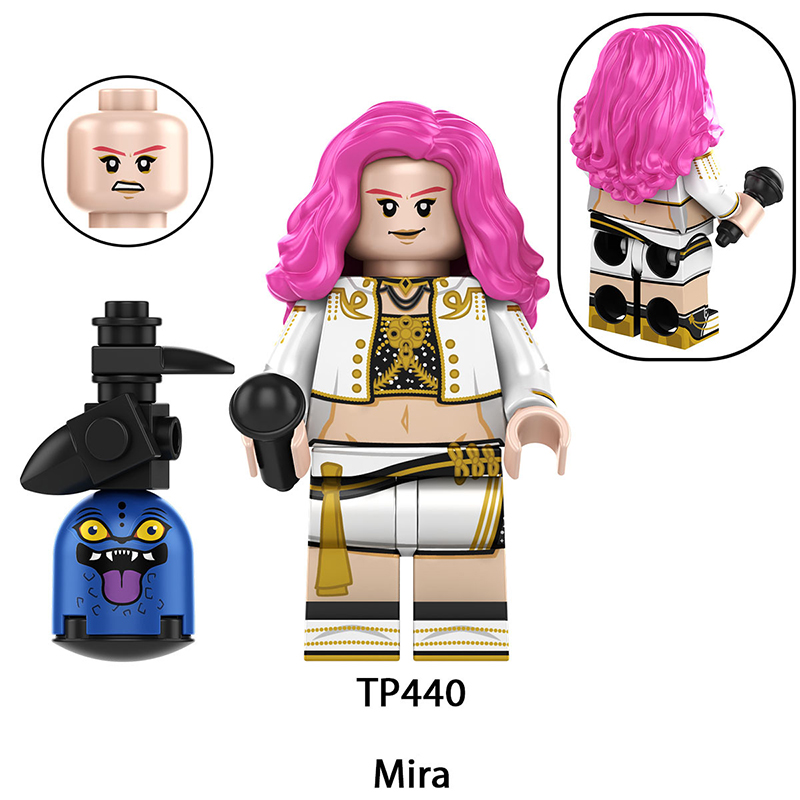 Witch Hunter Minifigure Collection Minifigs Pink Action Figures Bricks