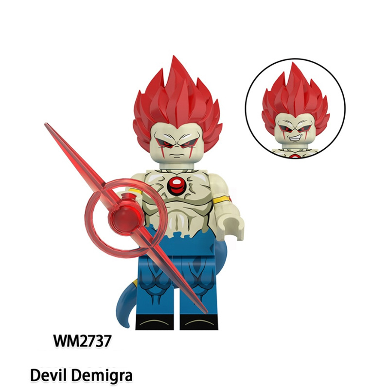 WM6185 Dragon Ball Devil Buu Bardock Gogeta Building Blocks Comic Torankusu Vegeta Turles Japanese Anime Action Gifts Toys Kids