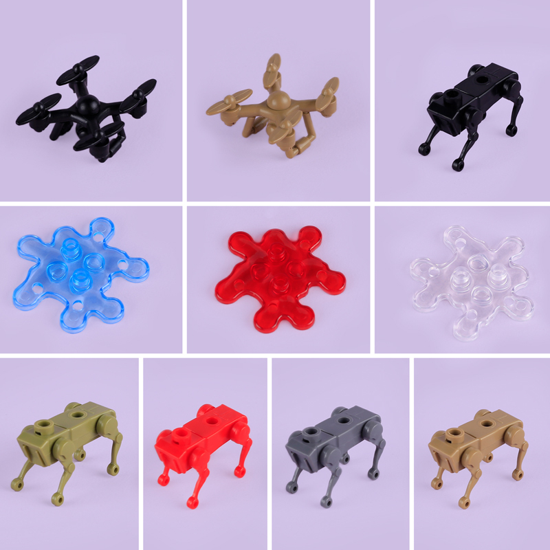 WOF01-04 Star Wars Series Droideka Mecha Robot Dog Building Blocks City Science Fiction T47 Action Figures Bricks Model Toys Kids Gifts