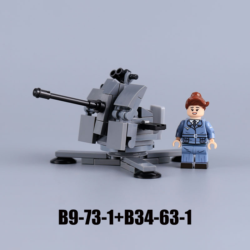MIAS Italian Individual Tank Military Series Minifigs Building Blocks Army Soldiers Weapon Cab Model Toys Children Birthday Gifts