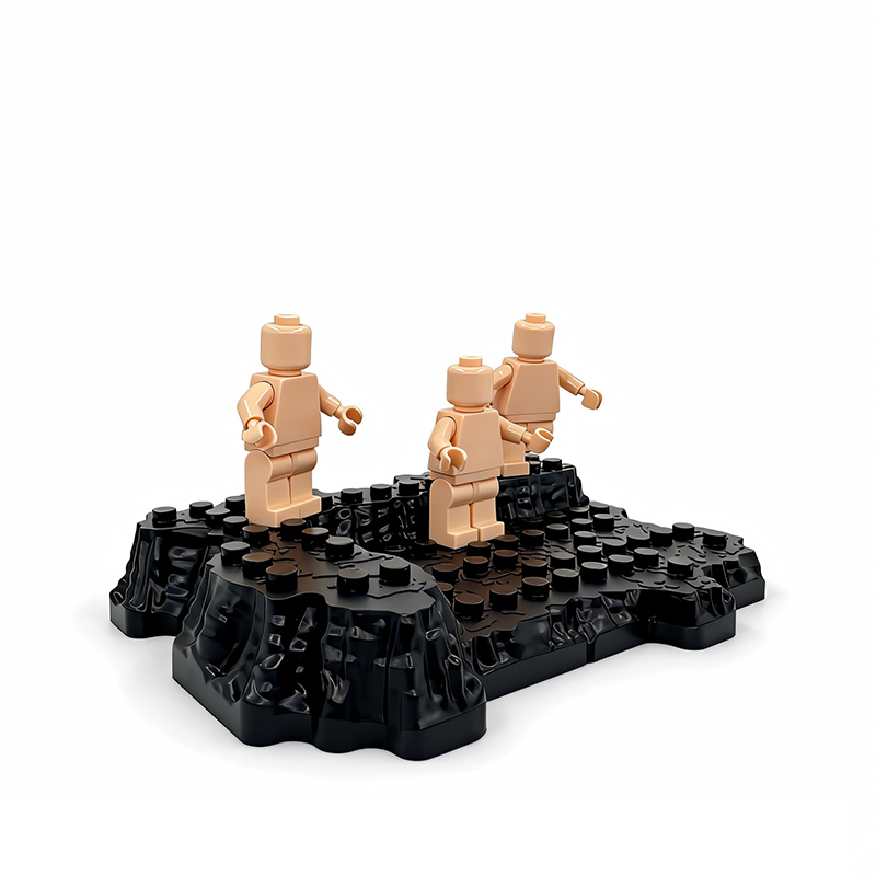 XW670 Batman Accessories Platform Minifigs Building Blocks DC Comics Marvel Series Eagle Pattern Stand Justice League Model Toys Boys