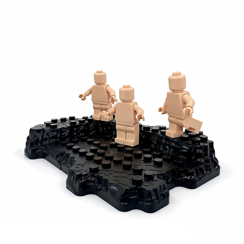 XW670 Batman Accessories Platform Minifigs Building Blocks DC Comics Marvel Series Eagle Pattern Stand Justice League Model Toys Boys