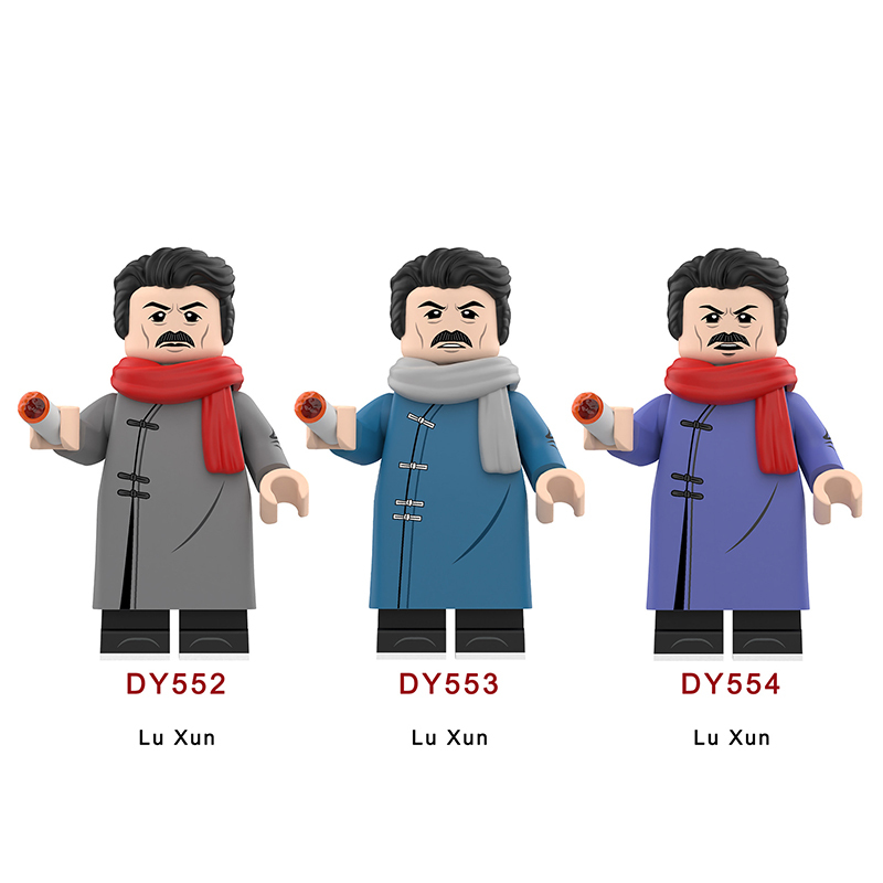 TK001-004 Famous People Four Countries Captain Donald Trump Action Figures Kim Jong un Model Building Blocks Children Gifts Toys