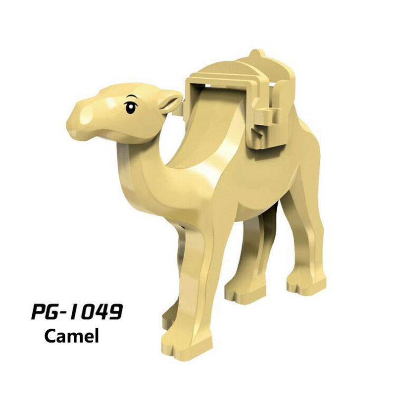 PG1049 PG1150  MOC City Camel Building Blocks Snow Monster Animals Bricks Assemble Children Toys Boys Gifts