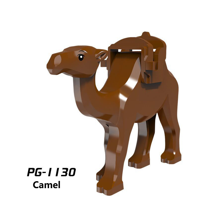 PG1049 PG1150  MOC City Camel Building Blocks Snow Monster Animals Bricks Assemble Children Toys Boys Gifts