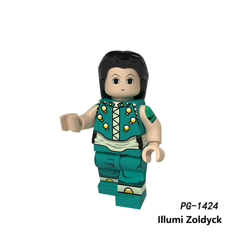 PG8291 Japanese Anime Bleach Series Minifigs Building Blocks Jump Comics Kurosaki Ichigo Kuchiki Rukia Character Weapon Toys Boy